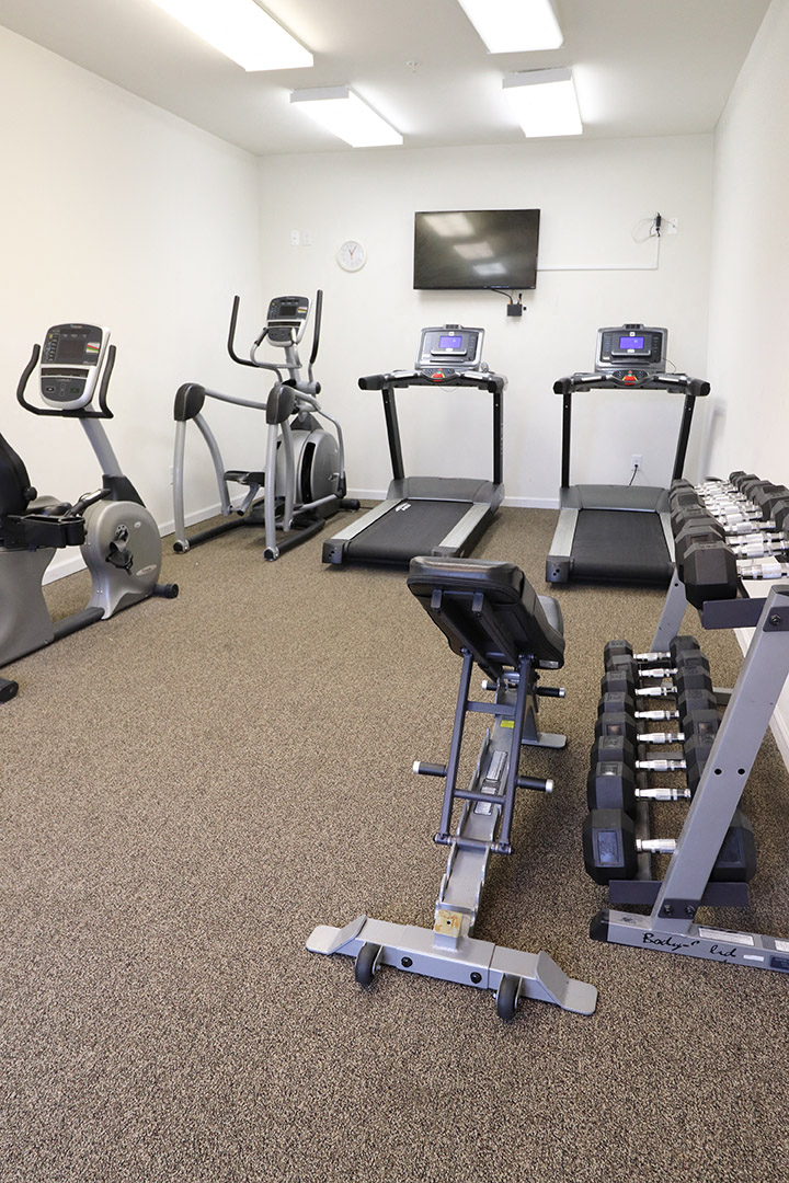 On- site fitness center for apartments in Stroudsburg