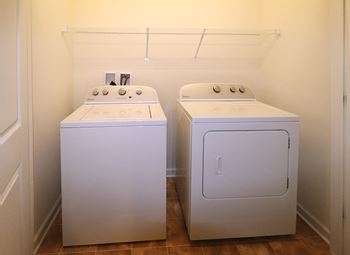 Washer and dryer in each apartment