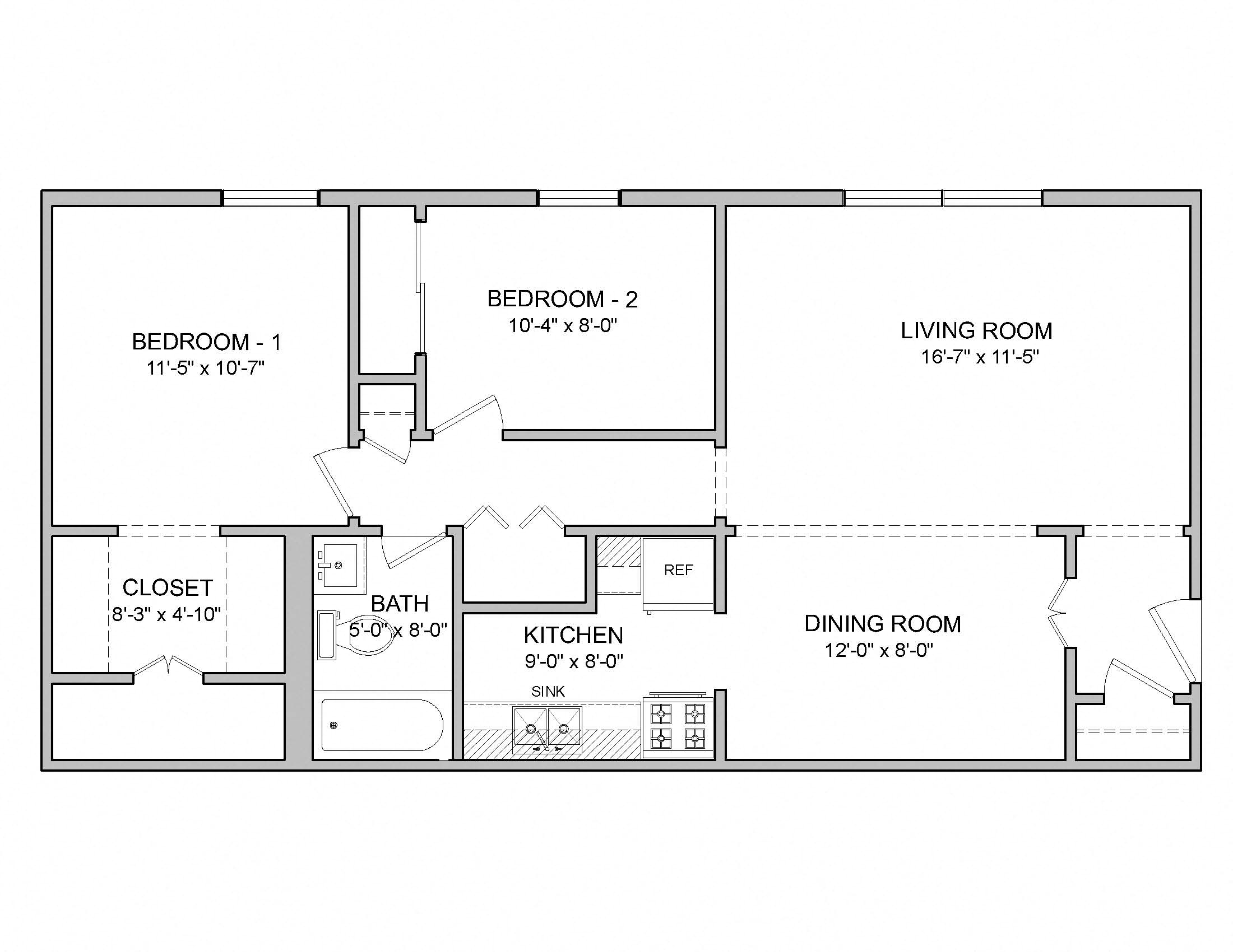 2 Bedroom Flat