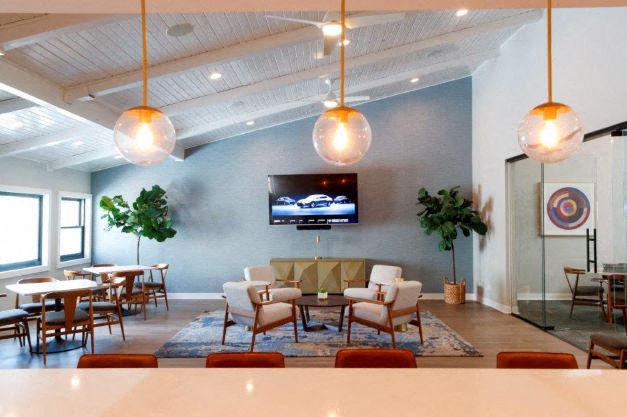 Lounging Area With TV