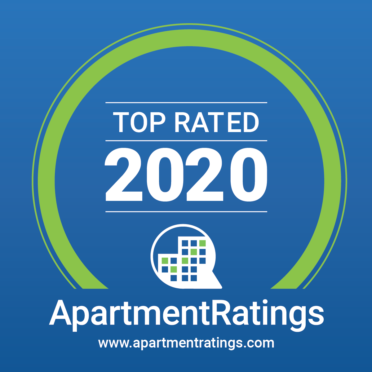 2020 ApartmentRatings Top Rated Property Award