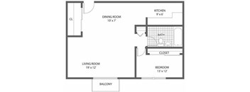 1 Bedroom - Large