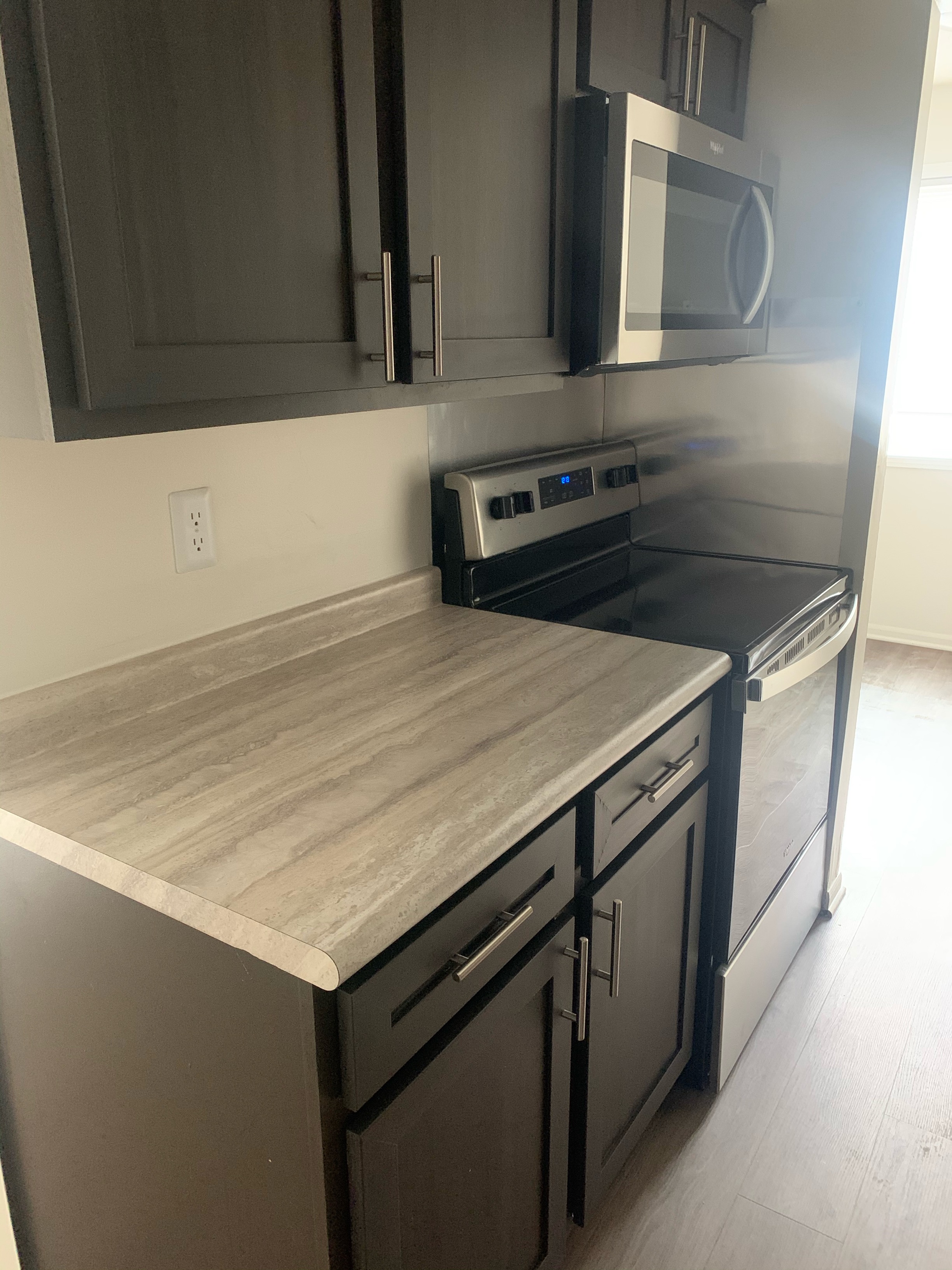 counter space and appliances