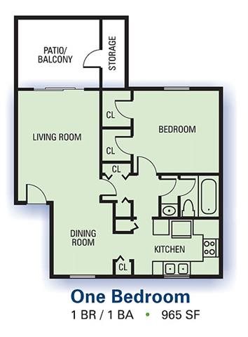 Aspen Pointe One Bedroom Floor Plan 965sq ft Aspen Pointe One Bedroom Floor Plan 965sq ft