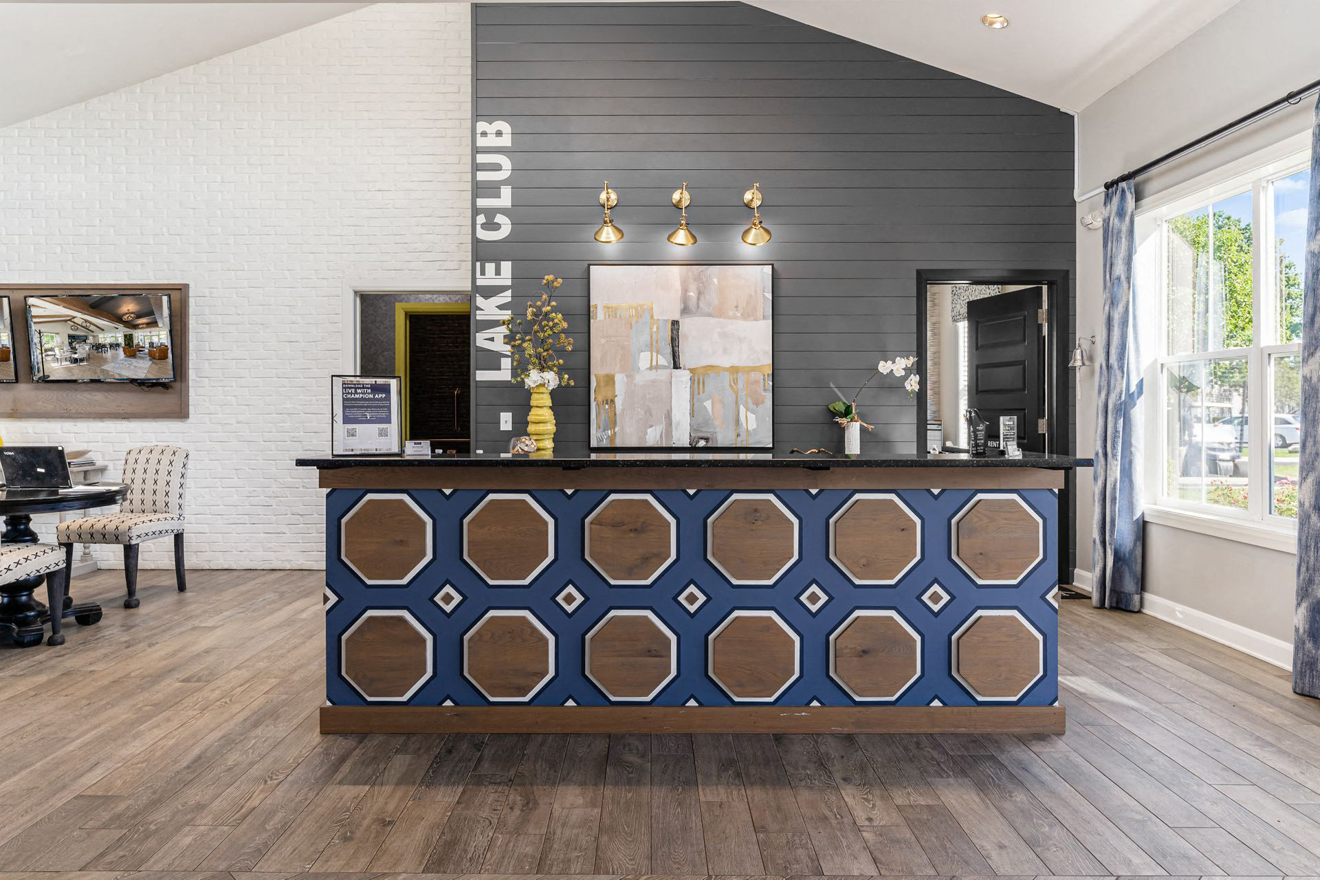 the lobby or reception area at bluemont hotel  spa