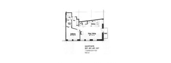 1 Bedroom - 1 Bathroom
