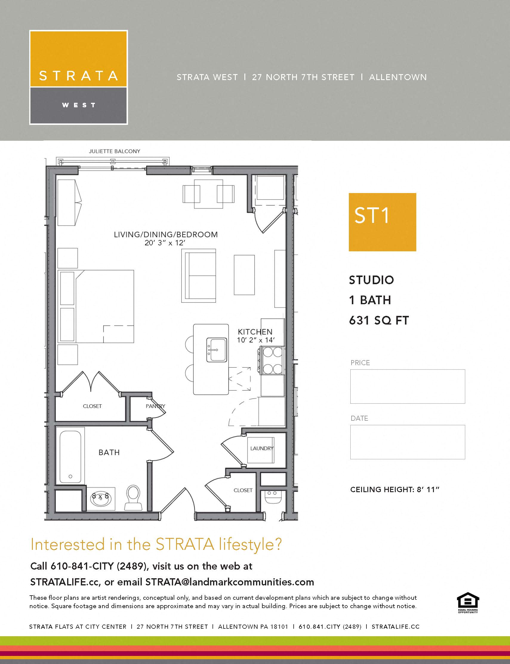 27 North 7th St. Studio-2 Beds Apartment for Rent - Photo Gallery 15