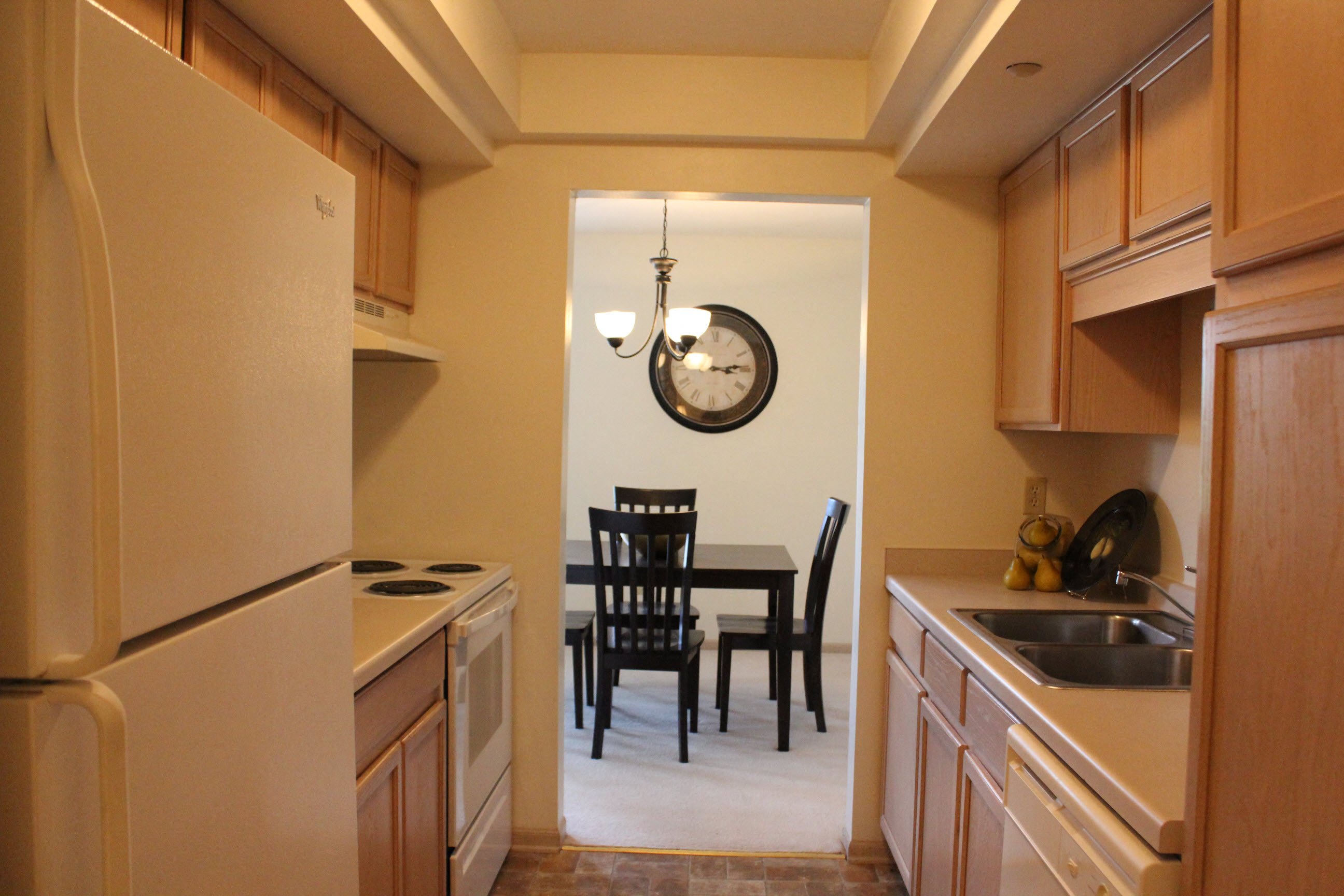 Apartment Kitchen and Dining Area