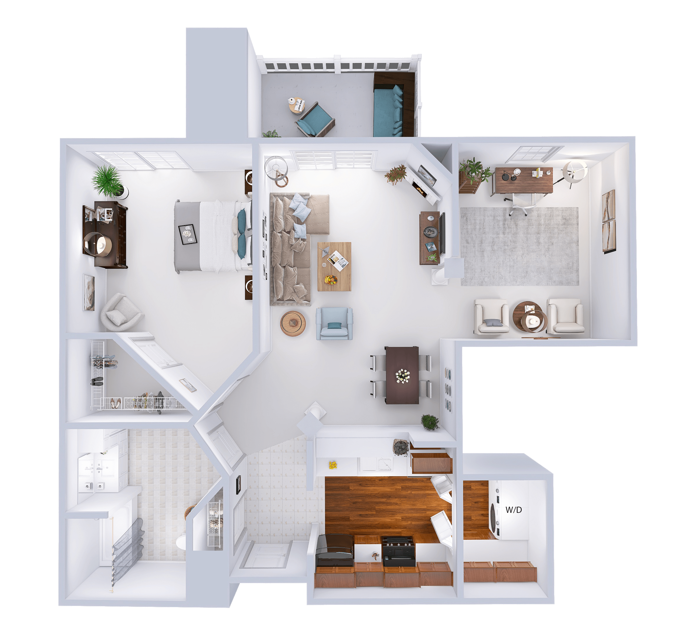 Arlington I - 1 Bed, 1 Bath w/ Den