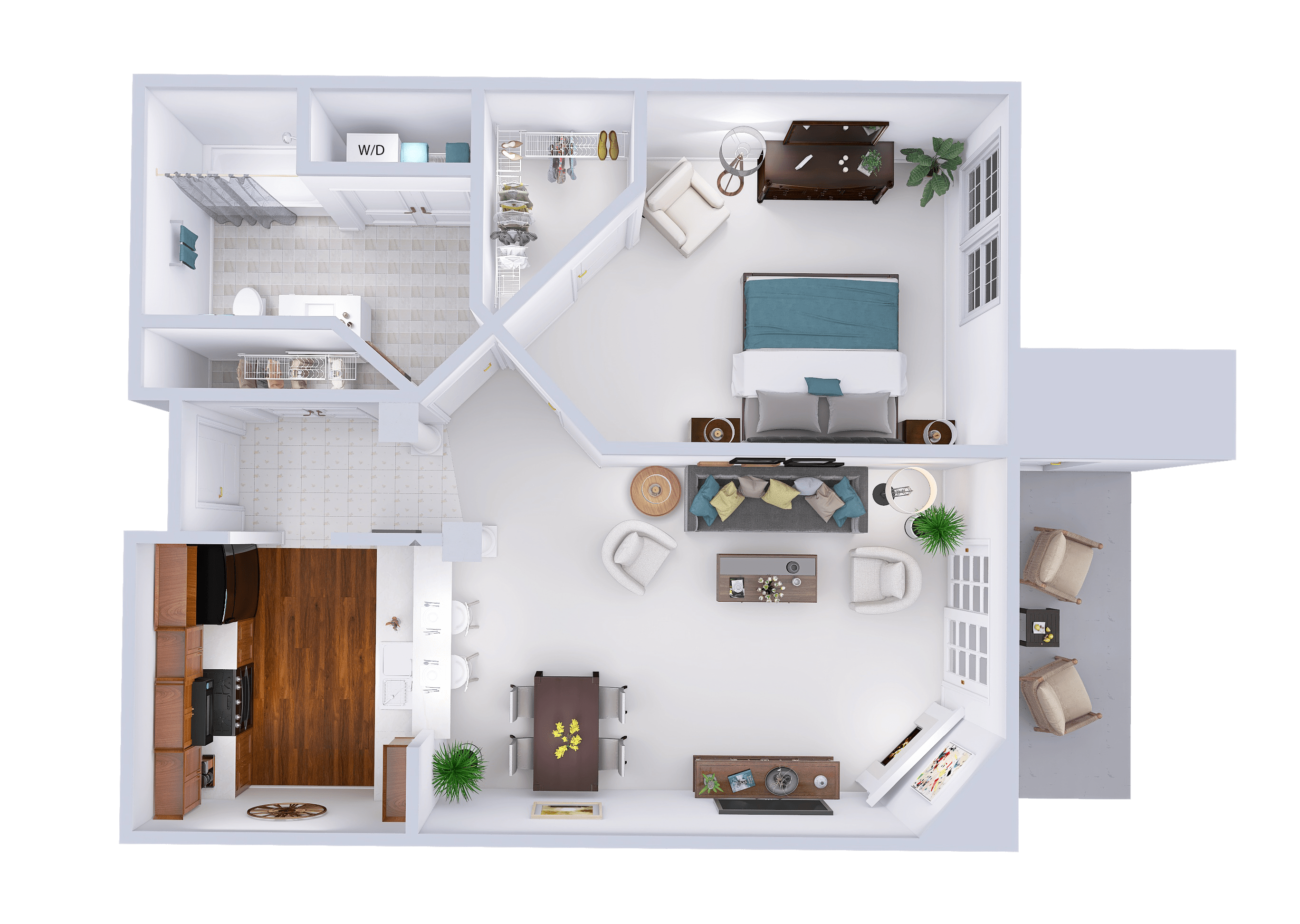 Virginian I - 1 Bed, 1 Bath