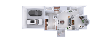 Townhome - 2 Bed, 2.5 Bath End Unit