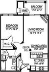 GTS Virginian I - 1 Bed, 1 Bath