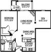 GTS Arlington II - 1 Bed, 1 Bath w/ Den