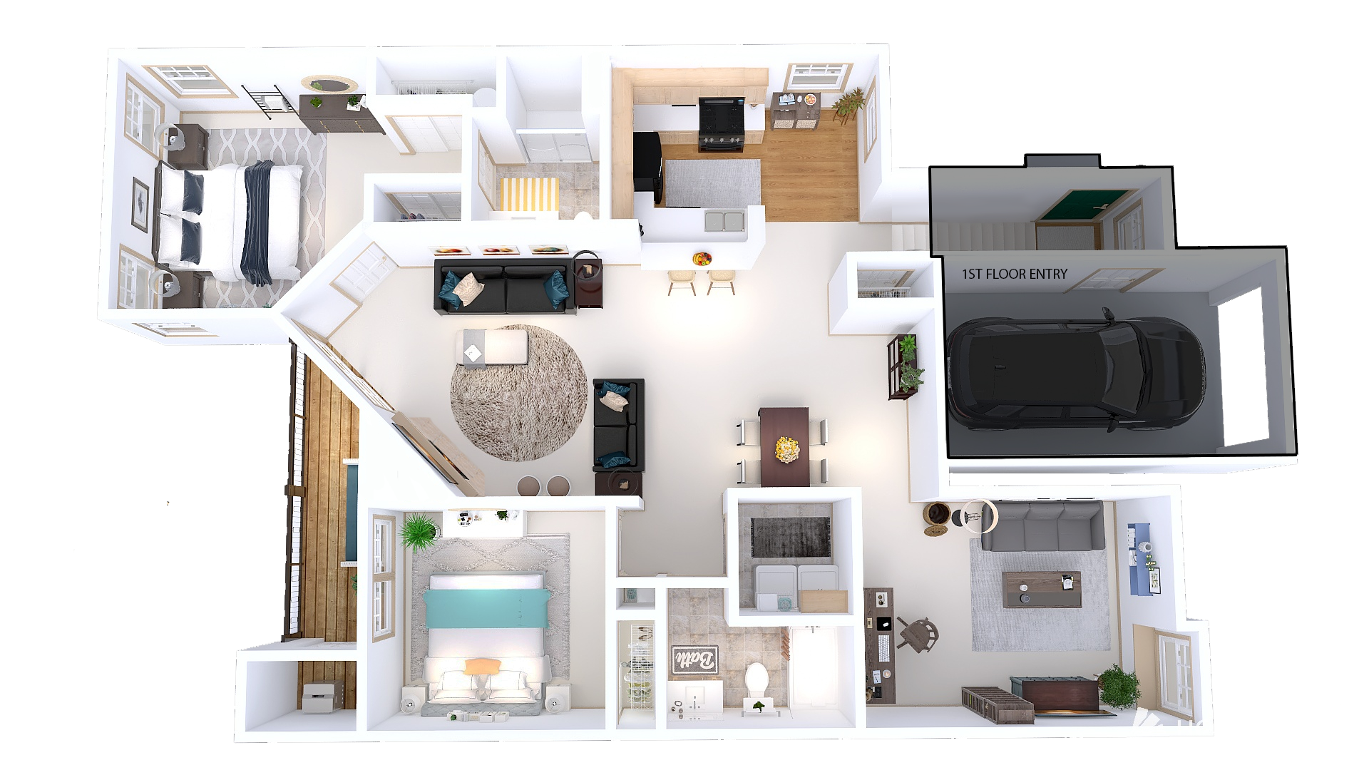 Arbors - 2 Bed, 2 Bath + Den (400s Bldg)