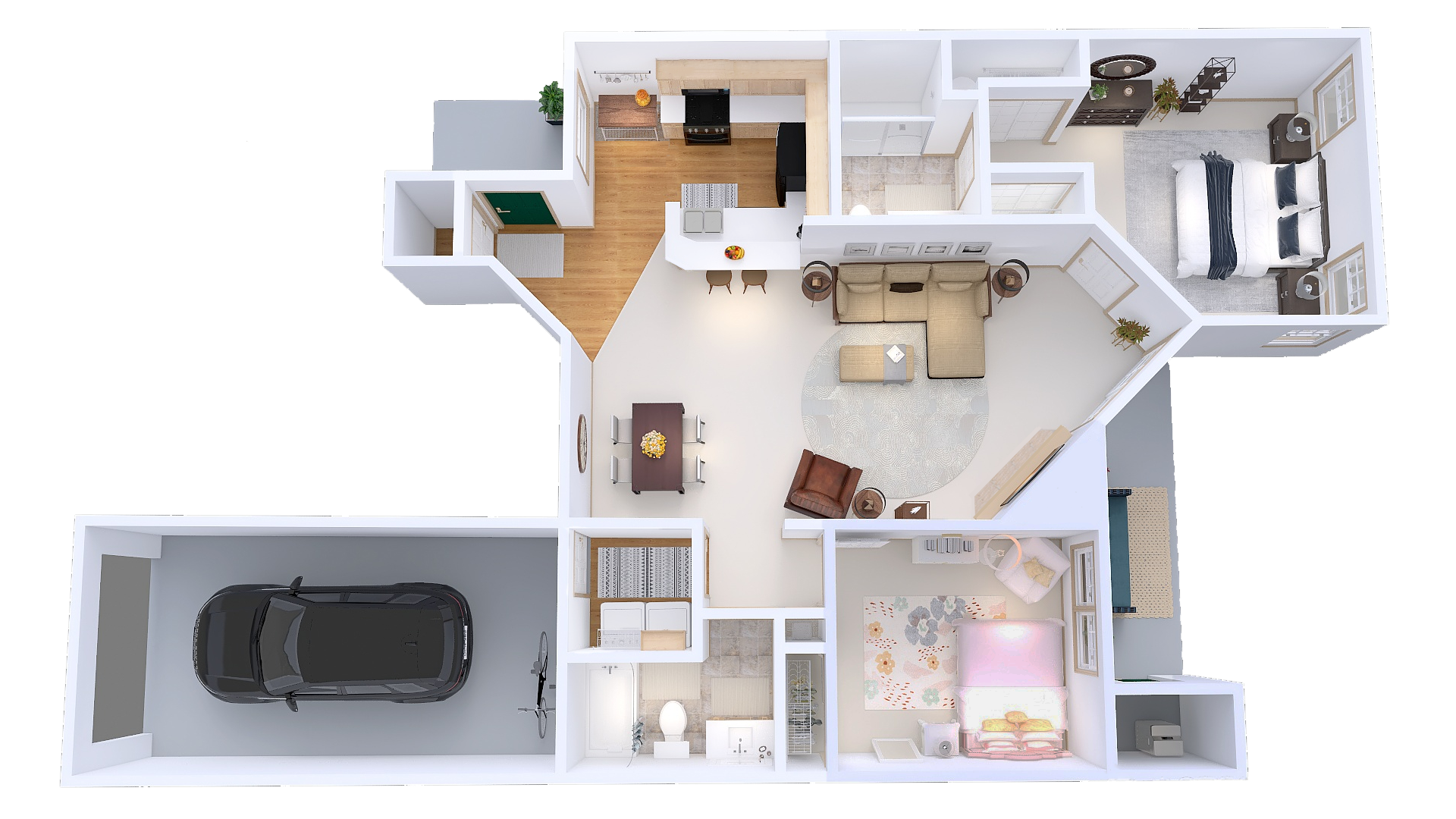Arbors -  2 Bed, 2 Bath (400s Bldg)