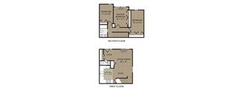 3 Bed Townhouse 1 and 1.5 Bath