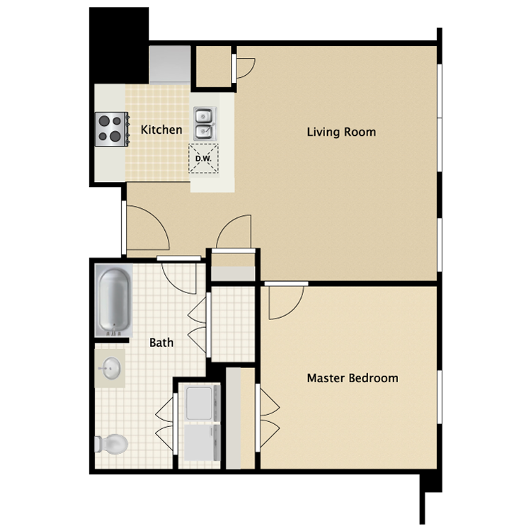 115 N. Beatty Street 1-2 Beds Apartment, Affordable for Rent - Photo Gallery 12