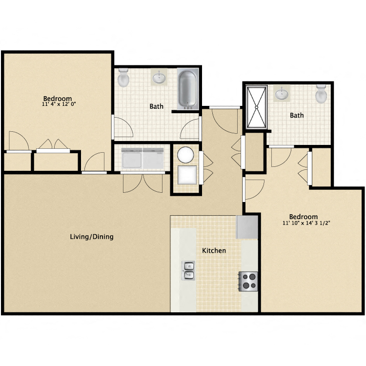 115 N. Beatty Street 1-2 Beds Apartment, Affordable for Rent - Photo Gallery 18