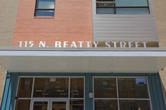 the front of the 111 n beauty street building
