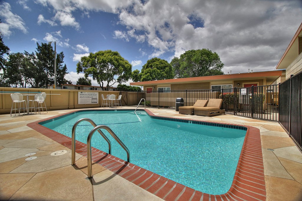 Relaxing Pool at 720 North Apartments, Sunnyvale, California
