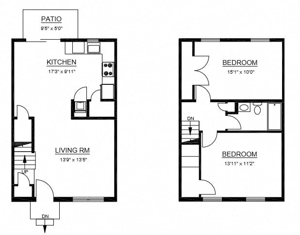 B1 - 2 Bed 1 Bath