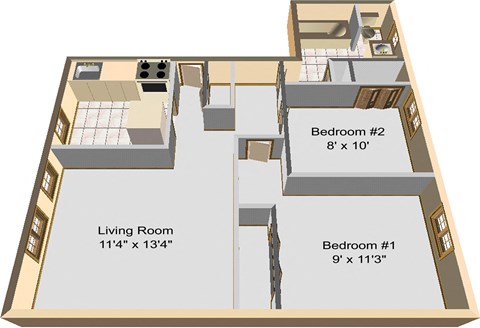 1 Bobrich Drive Studio-3 Beds Apartment for Rent - Photo Gallery 14