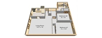 2 Bedroom B Style