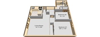 2 Bedroom C Style