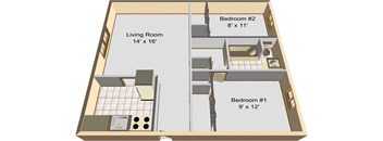 2 Bedroom E Style