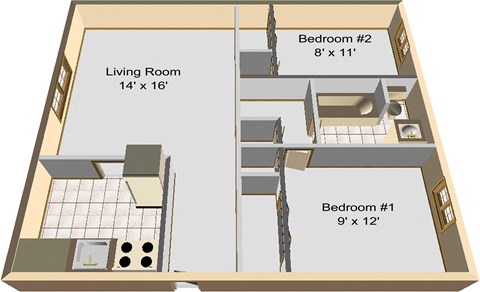 1 Bobrich Drive Studio-3 Beds Apartment for Rent - Photo Gallery 18