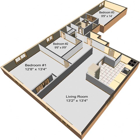 1 Bobrich Drive Studio-3 Beds Apartment for Rent - Photo Gallery 21