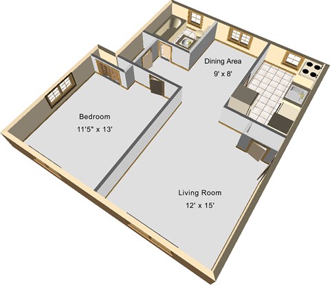 366 Browncroft Boulevard 1-2 Beds Apartment, Townhouse for Rent - Photo Gallery 14
