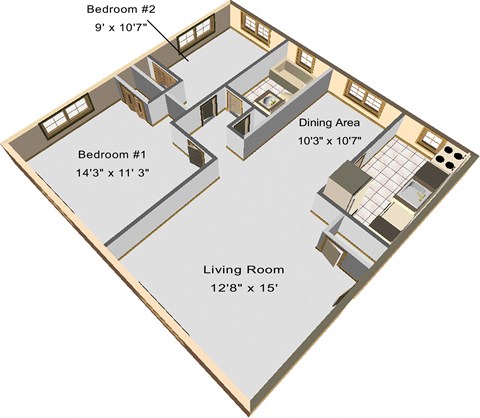 366 Browncroft Boulevard 1-2 Beds Apartment, Townhouse for Rent - Photo Gallery 15