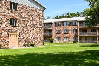 our apartments are located in a quiet area with a green lawn