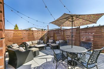 Outdoor Gathering Area at Aventura at Forest Park, St. Louis