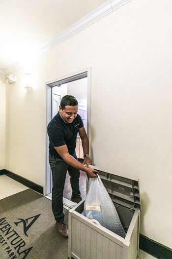 Valet Trash And Recycling Service at Aventura at Forest Park, Missouri, 63110