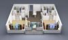 2 Bed 2 Bath Floor Plan 2 Bed 2 Bath Floor Plan at The Brady, Atlanta