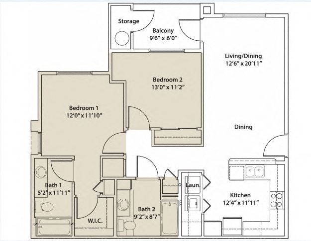 2 Bedroom