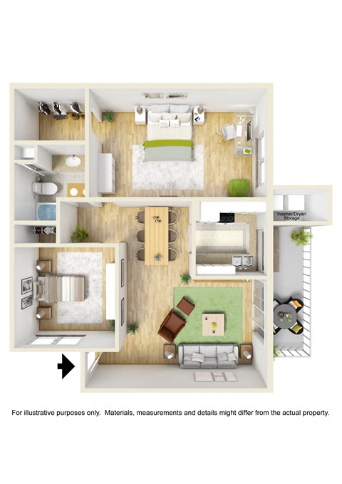 3400 South Main Street 1-2 Beds Apartment for Rent - Photo Gallery 36