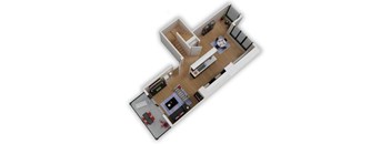 Capitol Yard Apartments_ West Sacramento CA_Floor Plan_Two Bedroom Two Bathroom B3