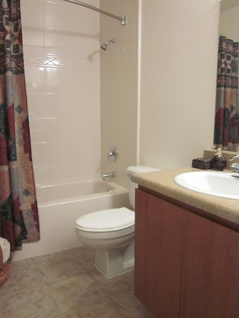 Interior View Bathroom - One (1) Bedroom