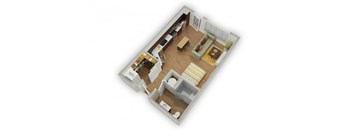Capstone at Vallagio_Englewood CO_Floor Plan_Studio A1