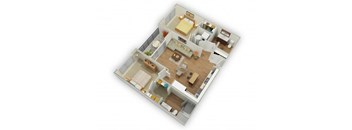 Capstone at Vallagio_Englewood CO_Floor Plan_Two Bedroom Two Bathroom B3
