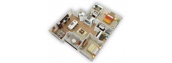 Capstone at Vallagio_Englewood CO_Floor Plan_Two Bedroom Two Bathroom B4