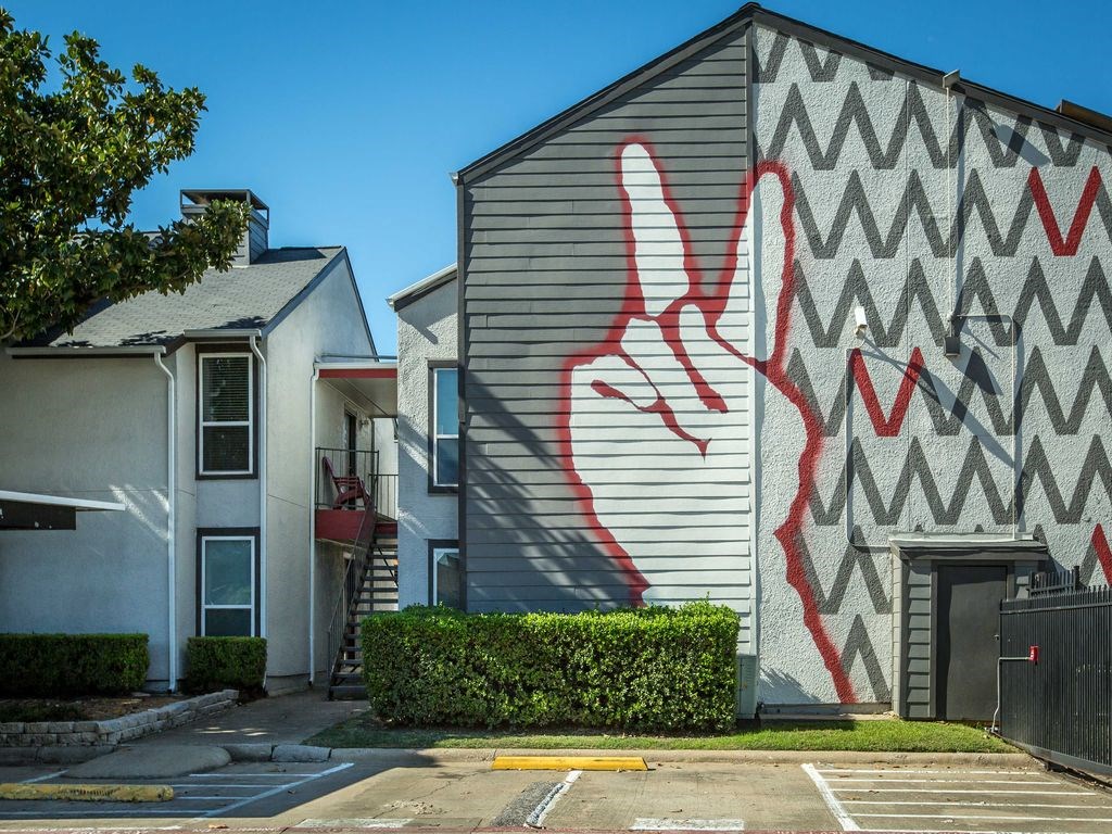 Large Wall Painting at Verge, Texas
