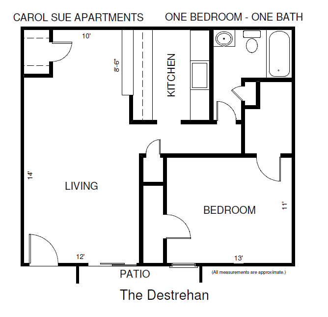 One Bedroom Destrehan