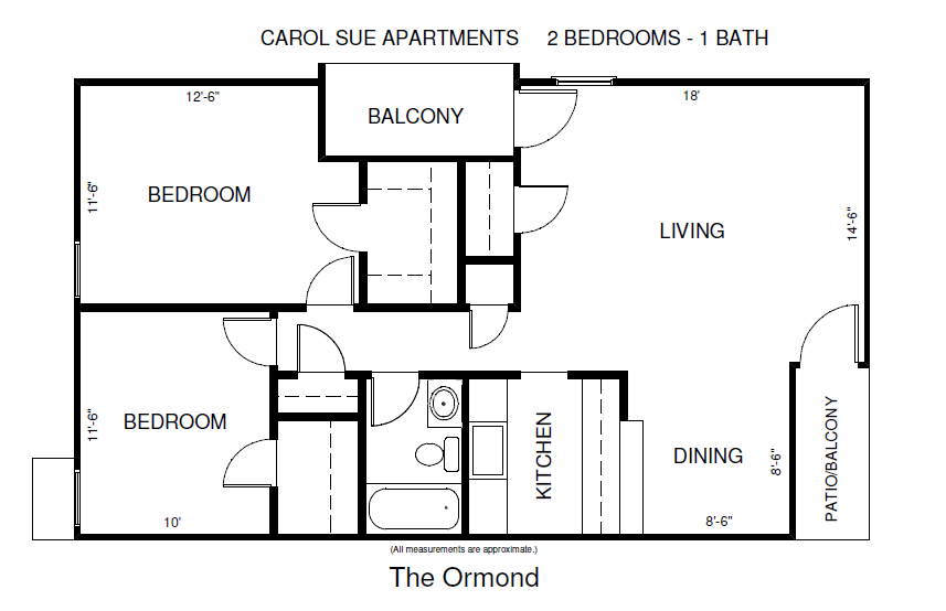 Two Bedroom Ormond
