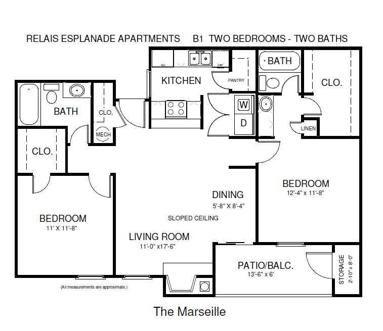 Two Bedroom Marseilles