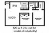 2 BR 1 BATH