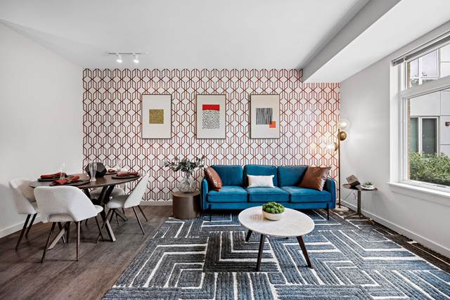 Studio apartment at Chroma Apartments in Cambridge, MA